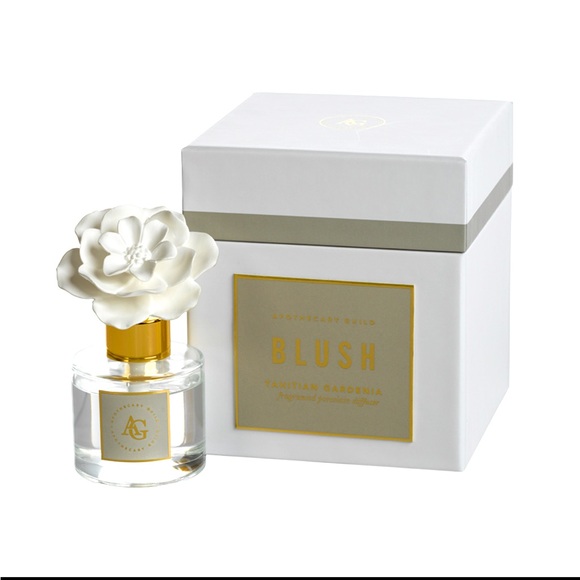 Blush Tahitian Gardenia Porcelain Diffuser by Apothecary Guild (New) - Picture 1 of 6